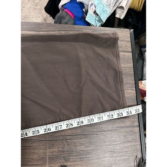 AG Adriano Goldschmied 5 Pocket The Protoge Straight Leg Brown Pants Size 40X34 - Picture 12 of 12